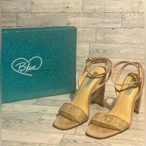 Blue by Betsey Johnson Nude Sandals